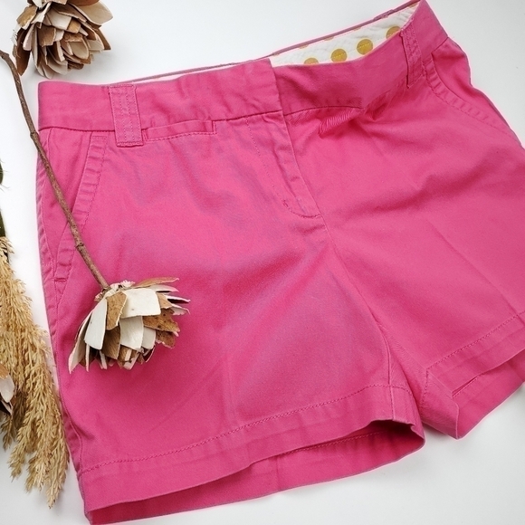 J. Crew Chino Classic Twill City Fit Pink Shorts 4 - Picture 8 of 9